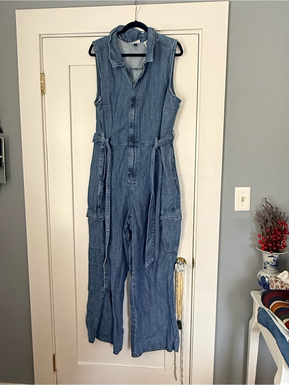 Universal Thread Zip Up denim jumpsuit